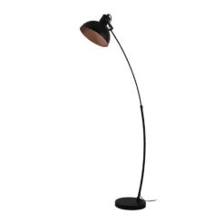 EGLO Jaafra Vloerlamp - E27 - 158 cm - Zwart/Koper