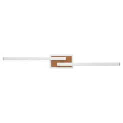 EGLO Lungolago Plafonnière - LED - Kunststof - Brons/Wit