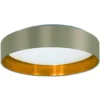 EGLO Maserlo 2 plafondlamp - 38cm - Goud, Taupe, Wit