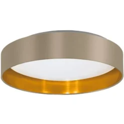 EGLO Maserlo 2 plafondlamp - 38cm - Goud, Taupe, Wit