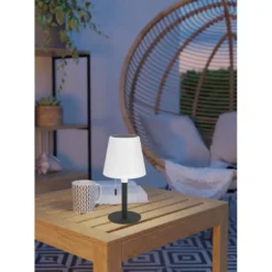 EGLO Montapalma Tafellamp buiten - LED - Zwart, Wit