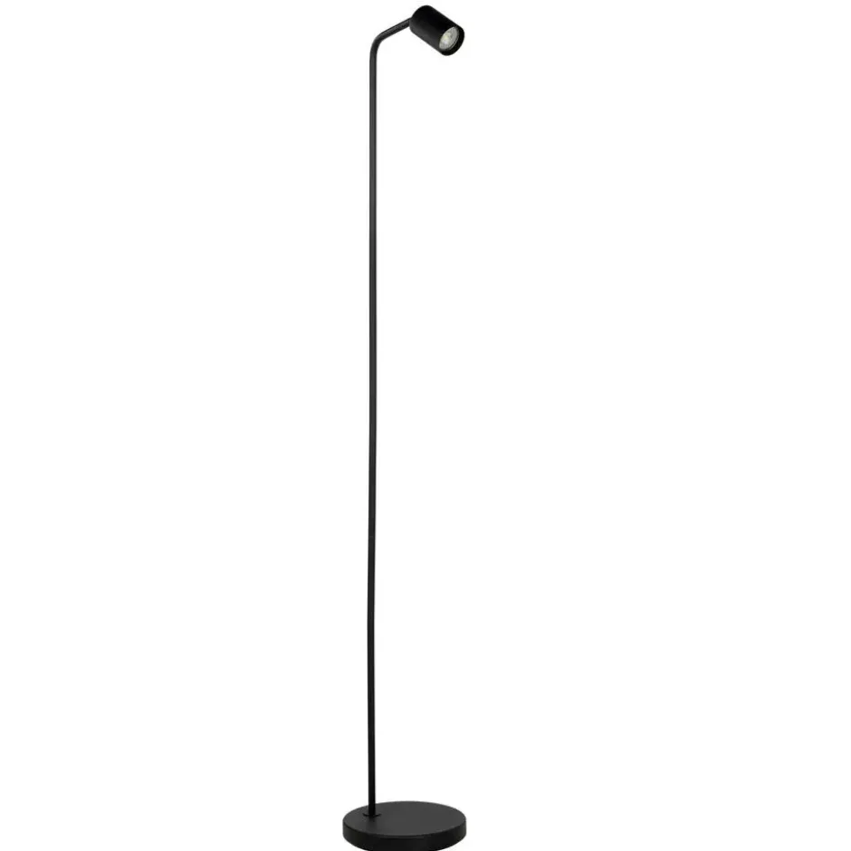 EGLO Rigomagno Vloerlamp - GU10 - H 151 cm - Staal - Zwart