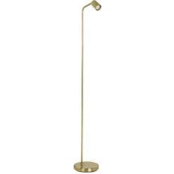 EGLO Rigomagno Vloerlamp - GU10 - H 151 cm - Staal - Goud