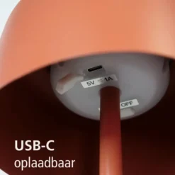 EGLO Roccanova-L Vloerlamp - Solar - 120 cm - Oranje - Oplaadbaar