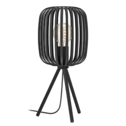 EGLO Romazzina Tafellamp - E27 - Ø 20 cm - Zwart
