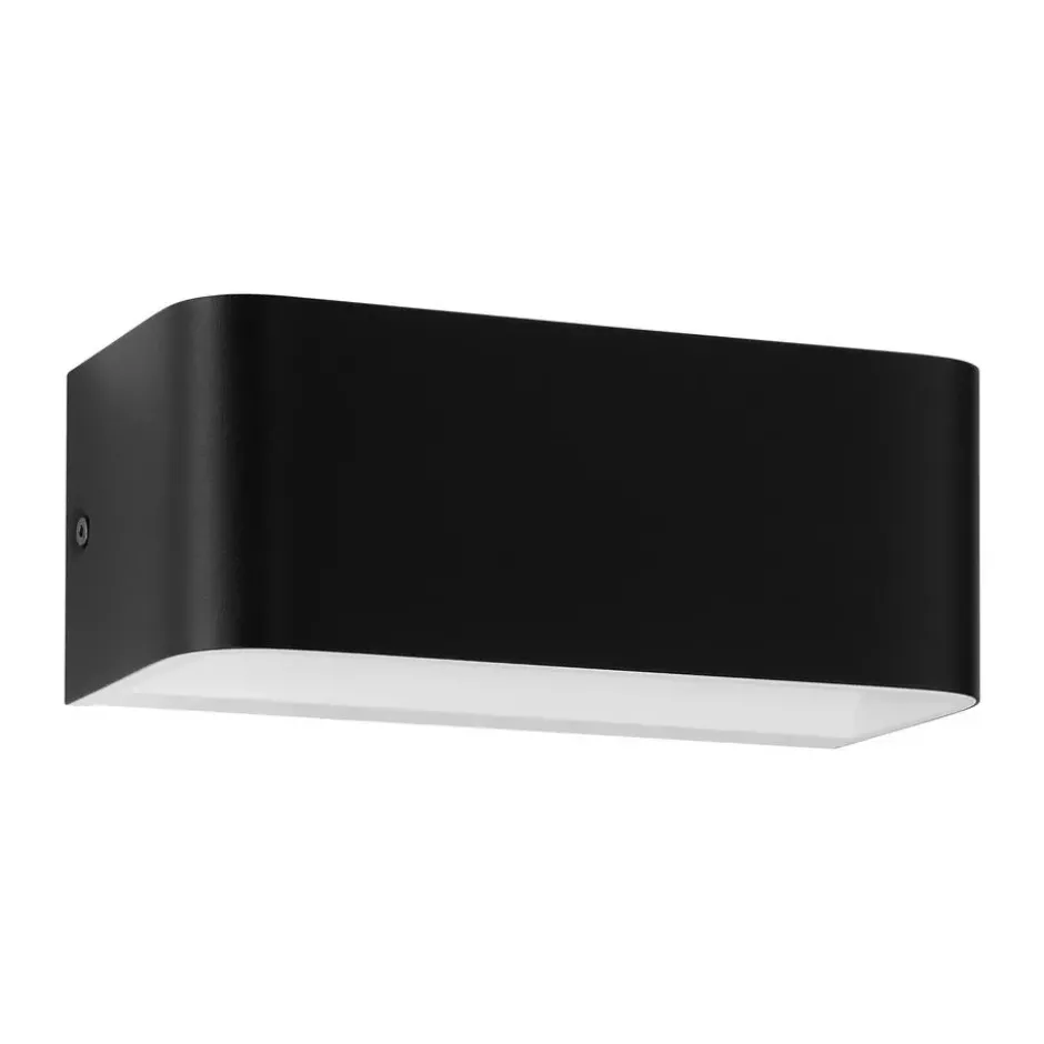 EGLO Sania 4 Wandlamp - LED - 20 cm - Zwart/Wit
