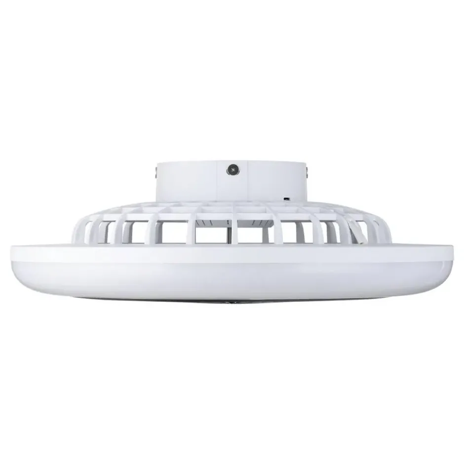 EGLO Sayulita 1 Plafondlamp met ventilator - 46 cm - Zwart/Wit - 3 Standen