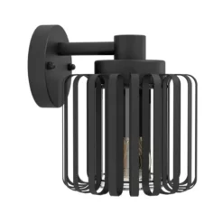 EGLO Selinus Wandlamp - E27 - Ø 19.5 cm - Zwart