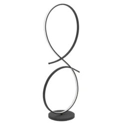 EGLO Serpins Vloerlamp - LED - 107 cm - Zwart/Wit