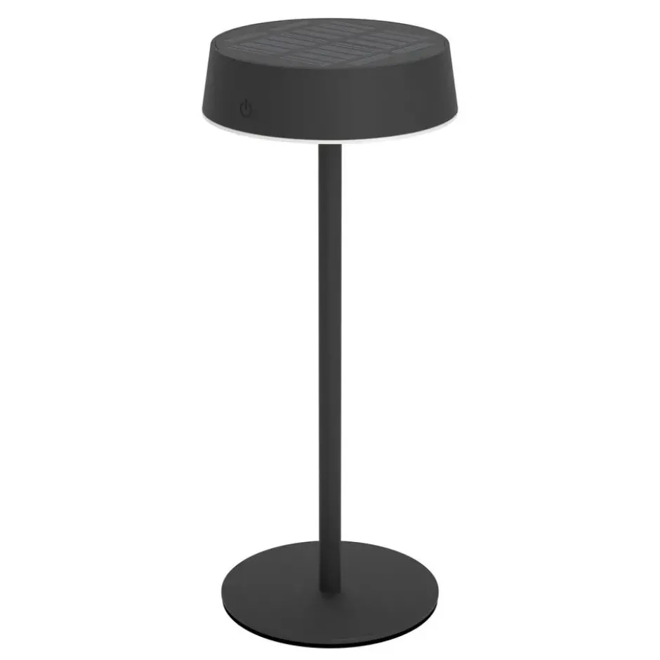 EGLO Simeri Tafellamp Buiten - Solar - 31 cm - Zwart - Oplaadbaar