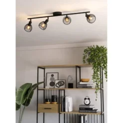EGLO Sonnino Spot - E14 - 78 cm - Zwart