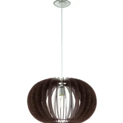 EGLO Stellato Hanglamp - E27 - 50 cm - Nikkelmat