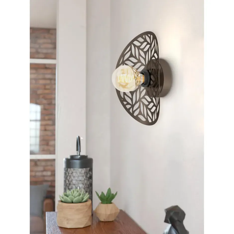 EGLO Swaby Wandlamp - E27 - 30 cm - Brons