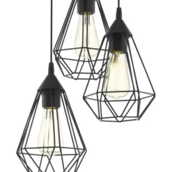 EGLOTarbesHanglamp-E27-Ø31cm-Zwart