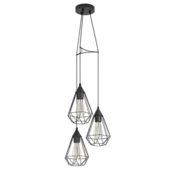 EGLOTarbesHanglamp-E27-Ø31cm-Zwart