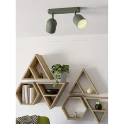 EGLO Tilston Spot - E14 - 28 cm - Groen - Kantelbaar