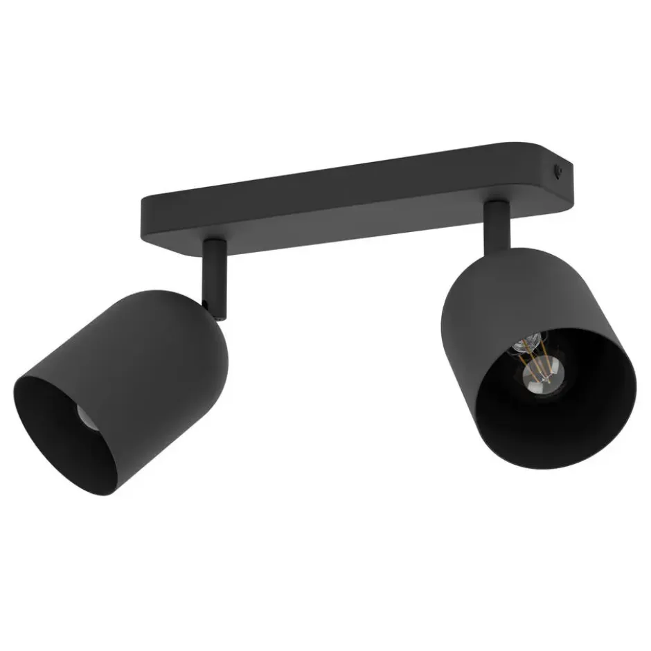 EGLO Tilston Spot - E14 - 28 cm - Zwart - Kantelbaar