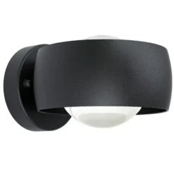 EGLO Treviolo 1 Wandlamp - LED - 16 cm - Zwart
