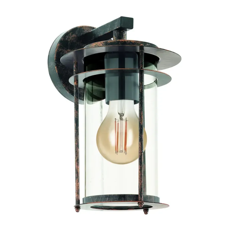 EGLO Valdeo Wandlamp - E27 - 27,5 cm - Koper Antiek