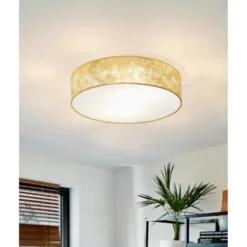 EGLO Viserbella Plafondlamp - E27 - Ø 38 cm - Champagne/Goud