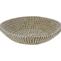 EH Fruitschaal Rattan - gevlochten riet - D30 x H6 cm - fruitmand