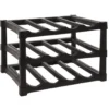 EH Wijnrek - zwart - kunststof - 39 x 30 x 25 cm - 12x flessen