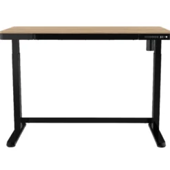 Elektrisch verstelbaar bureau / thuiswerkplek - 120x60 cm - Whitewash eiken - Z