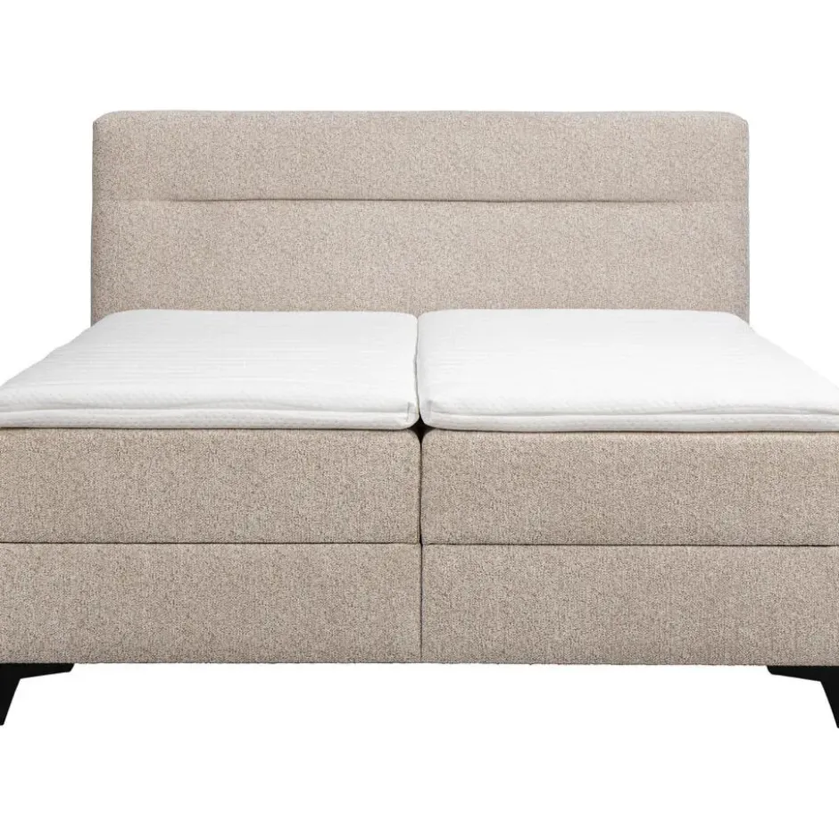 Elektrisch verstelbare boxspring Bergen 6-delig - greige - 180x210 cm