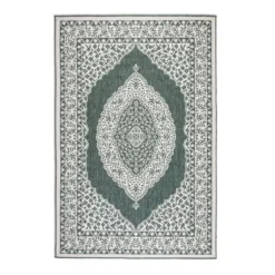 Elle Decoration Buitenkleed Gemini Dubbelzijdig Groen - 120x170 CM