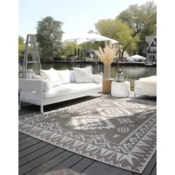 Elle Decoration Buitenkleed Gemini Dubbelzijdig Linnen - 120x170 CM