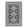 Elle Decoration Buitenkleed Gemini Dubbelzijdig Zwart - 160x230 CM