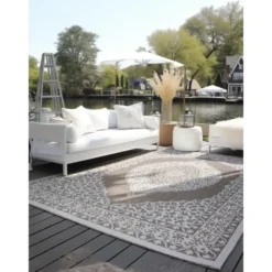 Elle Decoration Buitenkleed Gemini Dubbelzijdig Linnen - 120x170 CM