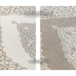 Elle Decoration Buitenkleed Gemini Dubbelzijdig Linnen - 120x170 CM
