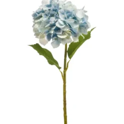 Emerald Kunstbloem hortensia tak - 52 cm - licht blauw - Real Touch - hydrangea