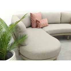 Emilia/Mindo organische rope loungeset - Latte/Beige
