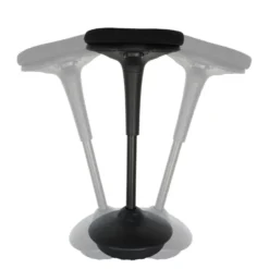 Ergonomische zit-sta kruk / wiebelkruk Base - Zwart