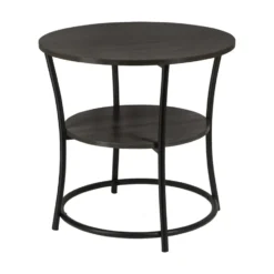 ERRO Bijzettafel Rond - O55 x H55cm - zwart