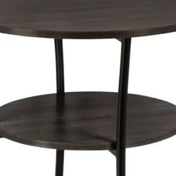 ERRO Bijzettafel Rond - O55 x H55cm - zwart