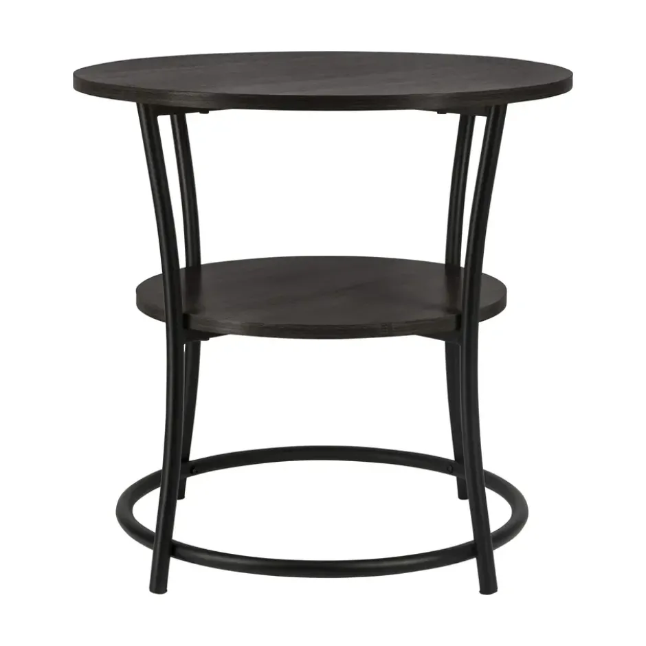 ERRO Bijzettafel Rond - O55 x H55cm - zwart