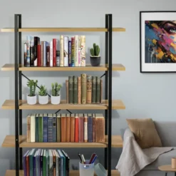 ERRO Boekenrek - 5 planken - 120x33x178
