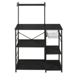 ERRO Keukenrek - opbergrek keuken - 90x40x132cm - zwart