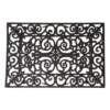 Esschert Design Deurmat - klassiek patroon - 70 x 40 cm - rubber