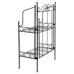 Esschert Plantenrek Levy - zwart - staal - 80 x 55 x 25 cm