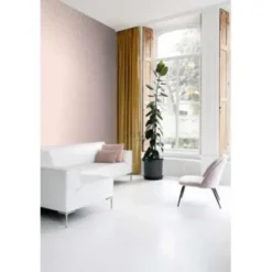 ESTAhome behang - art deco motief - roze en goud - 0.53 x 10.05 m