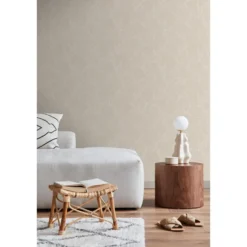 ESTAhome behang bladeren beige - 53 x 1005 cm