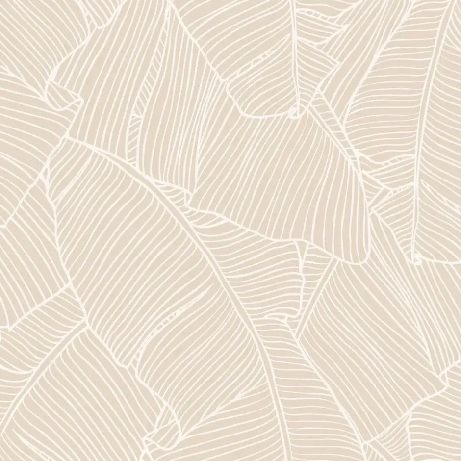 ESTAhome behang bladeren beige - 53 x 1005 cm
