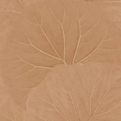 ESTAhome behang bladeren terracotta roze - 53 x 1005 cm