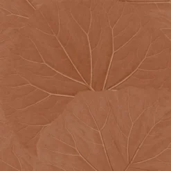 ESTAhome behang bladeren terracotta - 53 x 1005 cm