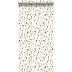 ESTAhome behang - bloemen - multicolor - 53 cm x 10,05 m