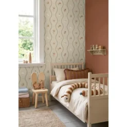 ESTAhome behang circus figuren groen - 50 x 900 cm
